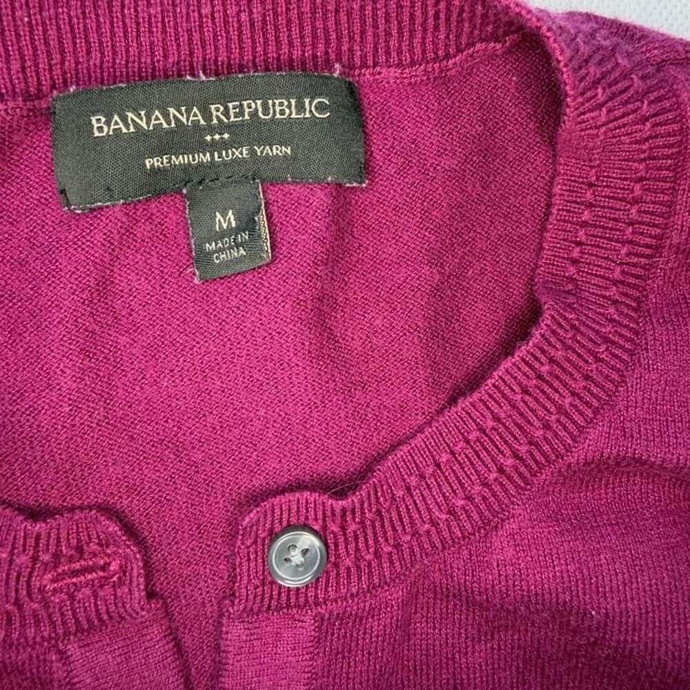 Banana Republic Women's Burgundy Cardigan